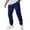 Navy Blue, variant on Mens Casual Joggers Pants - Cotton Drawstring Chino Cargo Pants Hiking Outdoor Twill Track Jogging Sweatpants Pants with Pockets for Men