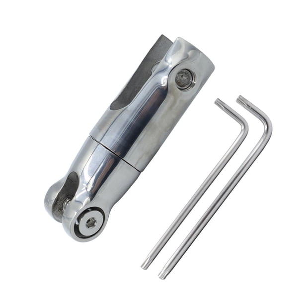 Anclaje multidireccional para barco, conector giratorio doble, forma ovalada, repuesto Llave 6-8MM T30 T27