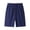 Dark Blue, variant on Womens Shorts Nylon,Spandex with Pockets High Waisted Stretch Knee Length Shorts for Women Summer Walking White Shorts Army Green,M