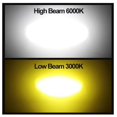 thumbnail image 4 of OSRAM Luz LED Para Motocicleta H4 H6 BA20d Faro AC DC12V-80V 8000LM Blanco + Amarillo Dos Colores Bombilla Súper Brillante, 4 of 4