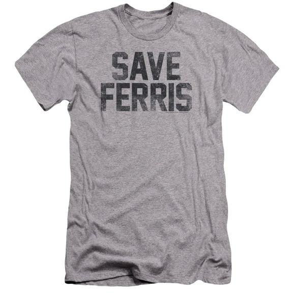 Ferris Bueller - Save Ferris - Premium Slim Fit Short Sleeve Shirt - XX-Large