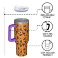 thumbnail image 4 of Halloween Witches on Brooms Pattern Tumbler with Handle and Lid,40oz Double Wall Vacuum Insulated Tumbler,Cups Gift for Women and Men, 4 of 7