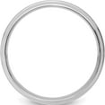 thumbnail image 2 of 14K White Gold Heavy Comfort Fit Brush Satin Fancy Band (Size 7) Made In United States wb108h-7, 2 of 5