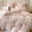 Pink, variant on Duvet Cover Queen Size,Chic Lace 3 Pieces Comforter Cover with Bowknot Bow Tie (1 Duvet Cover 90x90 Inch, 2 Pillowcases) Soft Washed Microfiber Ruffled Bedding Set,Aesthetic Bedding-Black,Queen Size