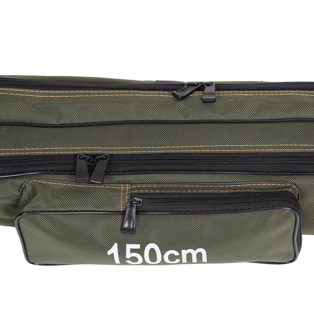 Outdoor 3 Tier Fishing Bag Tackle Bag Multifunctional Portable Fishing Bag  Fishing Rod Travel Suitcase (D 90 * 24 * 16cm)
