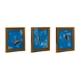 thumbnail image 2 of Sagebrook Home Hand Painted Fish Artwork - Acrylic on MDF, Coastal Decor, Blue/Orange 83x28 Set of 3, 2 of 7