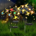 thumbnail image 4 of Aqestyerly Solar Light, Led Iron Butterfly, Firefly, Insect Light, Outdoor Light, Garden And Courtyard Decoration Light Smart Home, 4 of 4