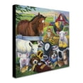 thumbnail image 2 of Trademark Fine Art 'Farm Friends' Canvas Art by Jenny Newland, 2 of 3