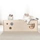 thumbnail image 1 of Túnel de gato para gatos de interior cueva transformable tubos y túneles de juego de gatitos de fieltro juguete Peekaboo con agujeros interactivos, 1 of 7