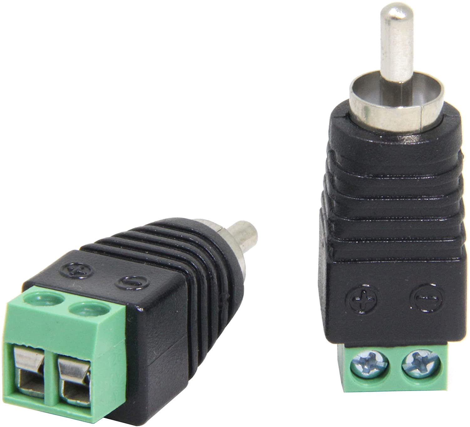 RCA Male Screw Terminal, Ancable 2-Pack 