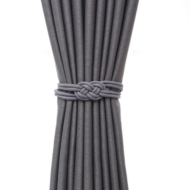 Spring hue Curtain Tieback, Window Curtain Rope Holdbacks, Weave Rope Knot Decor for