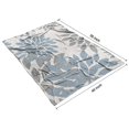 thumbnail image 4 of Blue and Gray Floral Pattern Blanket,Comfortable Soft Lamb Wool Throw Blanket,All Season,Warm Lightweight Blankets for Sofa Bed Couch Living Room Chair,40"x50", 4 of 4