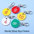 thumbnail image 5 of 100PCS Lobster Claw Clasps and Key Rings, Keychain Making Kit - 50PCS Keychain Clips and 50PCS Key Chain Ring, for Key Chains, Crafts, Lanyard, Key, Jewelry Making, 5 of 8