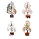 thumbnail image 2 of sweethay Decoración de árbol de cristal, accesorio de espécimen Mineral, regalo de Festival interesante, diseño de escena, decoración artesanal de Decoración del hogar Rosado sweethay HA068005-02, 2 of 6