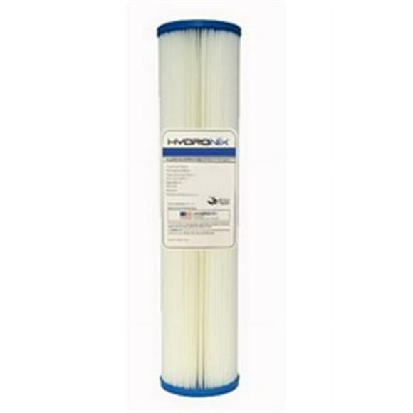 Hydronix HYDRONIX-SPC-45-2020 20 in. x 4.5 in. Pleated Sediment Water Filter 20 Micron