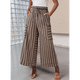 thumbnail image 3 of Pantalones Anchos de Verano para Mujer, Cómodos, Negros, Talla S, 3 of 5
