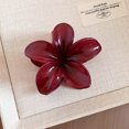 thumbnail image 3 of Nuevas pinzas para el cabello de flores rojas para Mujer, pinzas para el cabello dulces a la moda, pasadores con abrazadera de cangrejo, tocados hawaianos para Mujer., 3 of 5