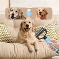 thumbnail image 5 of Pet Grooming Tool for Dogs and Cats,Pet Dematting Comb，Undercoat Rake for Dogs，Deshedding Brush for Removing Tangles Knots and Loose Fur,Dog Brush,Cat Brush.B04 #Blue L, 5 of 8