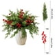 thumbnail image 3 of Set de ramas artificiales de bayas rojas para Navidad | Decoración de mesa navideña de plástico realista | Material de guirnaldas festivas para centros de mesa DIY | 55 ramas 20 bayas, 3 of 6
