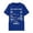 A-Blue166, variant on XIAONU Women's Letter Print T-Shirt Oversized Short Sleeve Crew Neck Pullover Tee Breathable Trendy Everyday T-Shirts