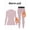 Baby Pink, variant on Women's Fleece Thermal Underwear Set, Base Layer, Outdoor Winter Skiing Thermal Leggings, Long Sleeve Set, Yoga Outfit