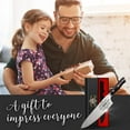 thumbnail image 5 of Gifts for Dad Men, Dads Gifts for Dad, Dad Birthday Gift from Daughter Son Kids, 8 inch Pro German 1.4116 Chef Knife, Kitchen Knife Gift Set for Best Dad Father Christmas Xmas Gifts, 5 of 7