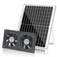 thumbnail image 1 of Kit Solar Fanspex 25W con Ventiladores Duales Impermeables para Exterior, 1 of 9