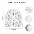 thumbnail image 6 of Fotbe Lavender Flowers Pattern Car Seat Covers for Babies, Nursing Breastfeeding Cover Infant Carseat Canopy, Soft Stretchy Carrier Cover, 6 of 9