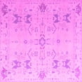 thumbnail image 1 of Ahgly Company Indoor Square Oriental Pink Traditional Area Rugs, 8' Square, 1 of 4