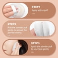 thumbnail image 4 of 10 Uds esponja para polvos, esponja para polvos faciales, esponja para polvos sueltos, esponja para maquillaje de algodón, 4 of 5