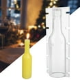 thumbnail image 4 of Molde de vela de plástico transparente para hacer tú mismo, molde para velas de boda resistente al calor con forma de botella, 4 of 8