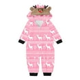 thumbnail image 2 of Mifsaly Family Matching Christmas Pajamas Sets Xmas Print Hooded Adult Onesie Pajama Christmas Jumpsuit for Women Men Holiday Festival Long Sleeve Bodysuits 2025 Vacation Sleepwear Homewear, 2 of 6