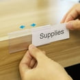 thumbnail image 4 of 50 Pcs Wire Shelf Label Holder 1.65x1.65 Inch, Plastic Merchandise Sign, 4 of 7