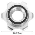 thumbnail image 2 of KONTONTY 4 Pcs Verrous d'Haltères en Acier Accessoires de Musculation pour Hommes Femmes, 2 of 8