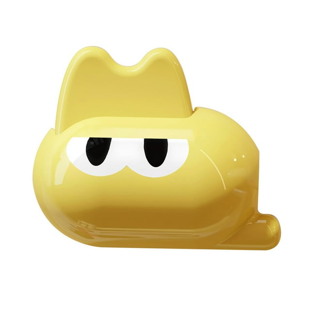 Toothbrush Head Protective Cover Dust-Proof Compact Design Portable Cartoon Cat Shaped Toothbrush Head Holder