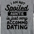 thumbnail image 3 of Instant Message - Not Spoiled Auntie - Toddler And Youth Long Sleeve Graphic T-Shirt, 3 of 6