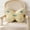 Yellow, variant on Bowayaoa Butterfly Shaped Lumbar Support Pillow, Soft Polyester Headrest Backrest Cushion, Comfort Bed Pillow for Dorm Bedroom Sofa, Decorative Support Pillow for Relaxing & Reading