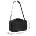 thumbnail image 2 of BRIGHTFUFU 1Pc Durable Black Clarinet Carrying Box Oxford Cloth Hard Shell Case with Shoulder Strap, 2 of 8