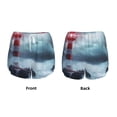 thumbnail image 5 of Lsque Lighthouse in a Stormy Sea Printed Women's Running Shorts with Liner Pockets,Elastic Quick Dry Workout Athletic Gym Yoga Shorts,Womens High Waist Shorts-Small, 5 of 9