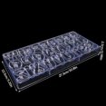 thumbnail image 2 of Chocolate Baking Mold - Polycarbonate Chocolate Mold Handmade Plastic Mousse Candy Jelly Mold Clear Pastry Fondant Mould Transparent Plastic Candy Mould DIY Baking Tool, 2 of 6