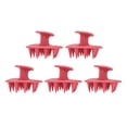 thumbnail image 1 of Shampoo Washing Brush, Growth Promotion 5Pcs Wide Application Silicone Easy Holding Comb Scalp Massager Portable  For Travel, 1 of 8