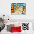 thumbnail image 4 of Nawypu  Merry Christmas Canvas Wall Art for Home Decor - Christmas Town Paintings Print On Canvas HD Giclee Artwork Ready to Hang, 4 of 4