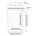 thumbnail image 6 of 10 PCS Badge Holder,Plastic Id Badge Holder Card Cover,Transparent Waterproof Id Card Holder With Resealable Zip,3.27" X 5.31" Vertical Name Tag Holder For Office,Id Card/Credit Card/Student Card, 6 of 7