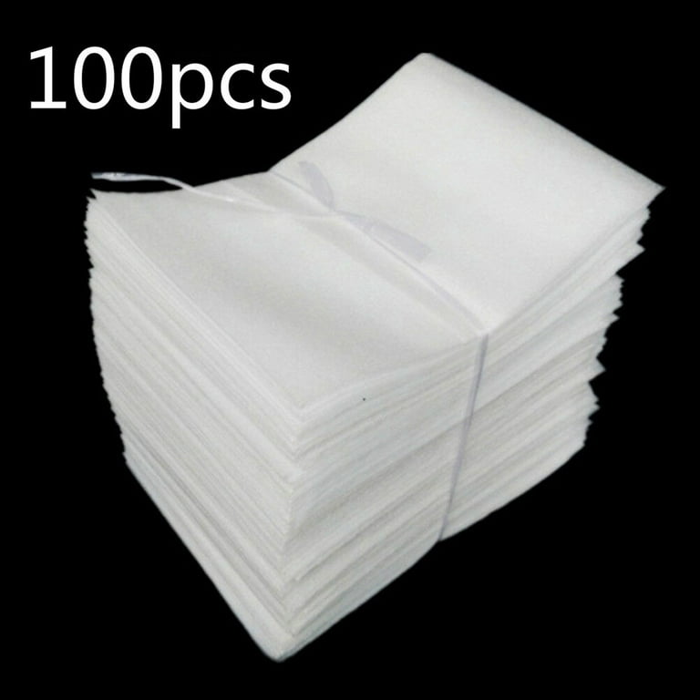 100PCS White Cushion Foam Pouch Foam Wrap Packing Pouches Cup