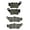 Front and Rear, variant on Motorcycle Front and Rear Brake Pads For Yamaha XT660 XT 660R XT 660 R 2004 2005 2006 2007 2008 2009 2010 2011 2012 2013