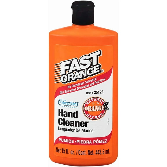 Fast Orange, Micro Gel Pumice Hand Cleaner, Orange Scented, 15 oz Permatex - 25122