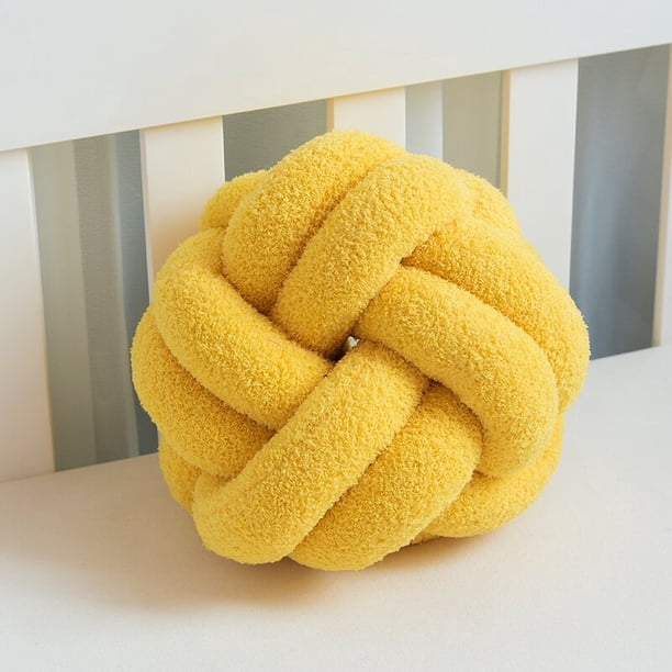 Almohada decorativa para sofá de terciopelo de dos nudos y medio, de estilo moderno y sencillo, tejida a mano y cómoda