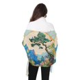 thumbnail image 4 of FORMRS Womens Scarf Winter Soft Long Big Warm Shawls Wrap Tassel Scarves, Large Pine Tree, 4 of 9