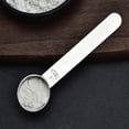 thumbnail image 4 of 2Pack Measuring Spoon, Household Scale Long Handle 304 Stainless Steel Spoon Kitchen Seasoning Spoon Powder Scoop Coffee, Sliver+Gold, 4 of 5