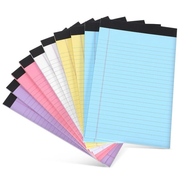 HEMOTON Colorful Writing Notepads for Note Taking Office Supplies Easy to Carry and Store A5